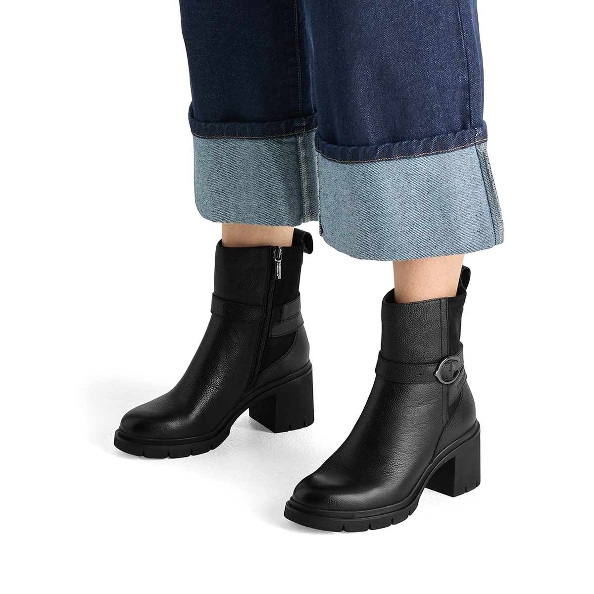 Bottine comfort weite noir, TAMARIS