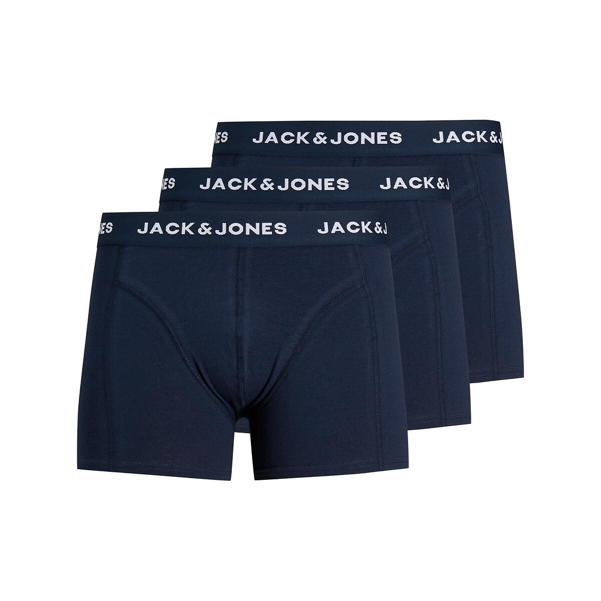 Lot de 3 boxers marine + marine + marine, JACK & JONES