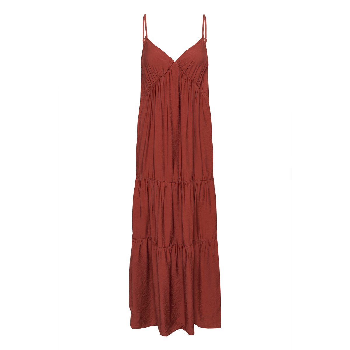 Robe marron henna, KAFFE