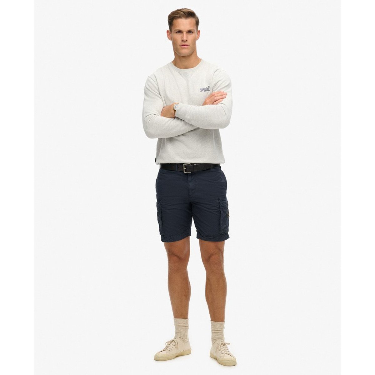 Short Parachute Light coupe décontractée bleu marine éclipse, SUPERDRY