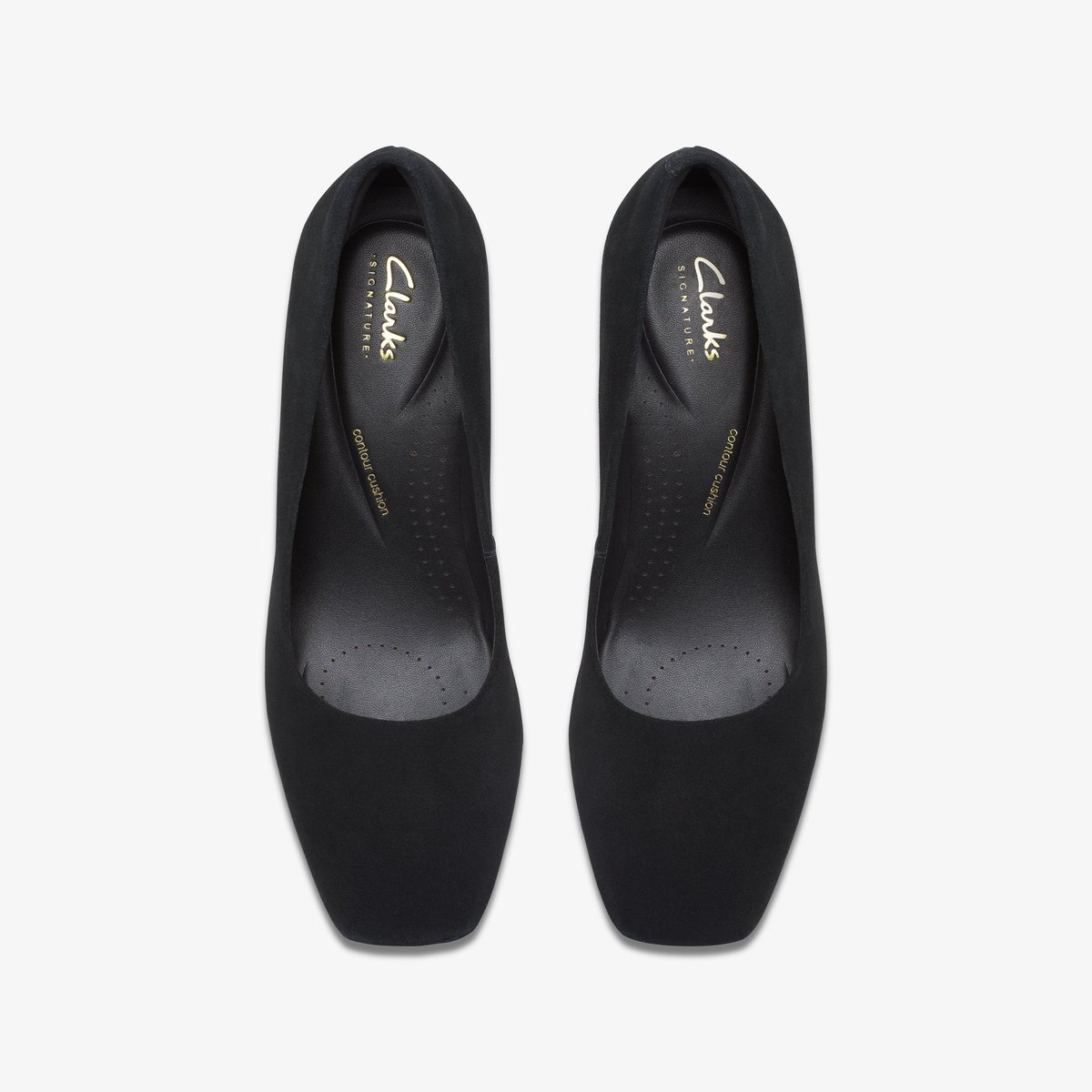 Escarpins Suède FERNIE COURT noir, CLARKS