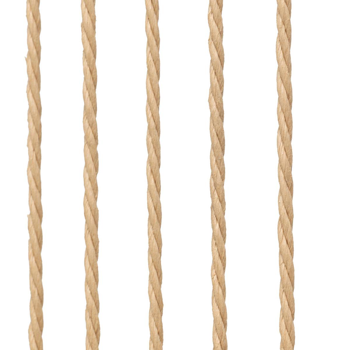 Étagère 4 niveaux en bois et corde KORD beige, 5FIVE SIMPLY SMART