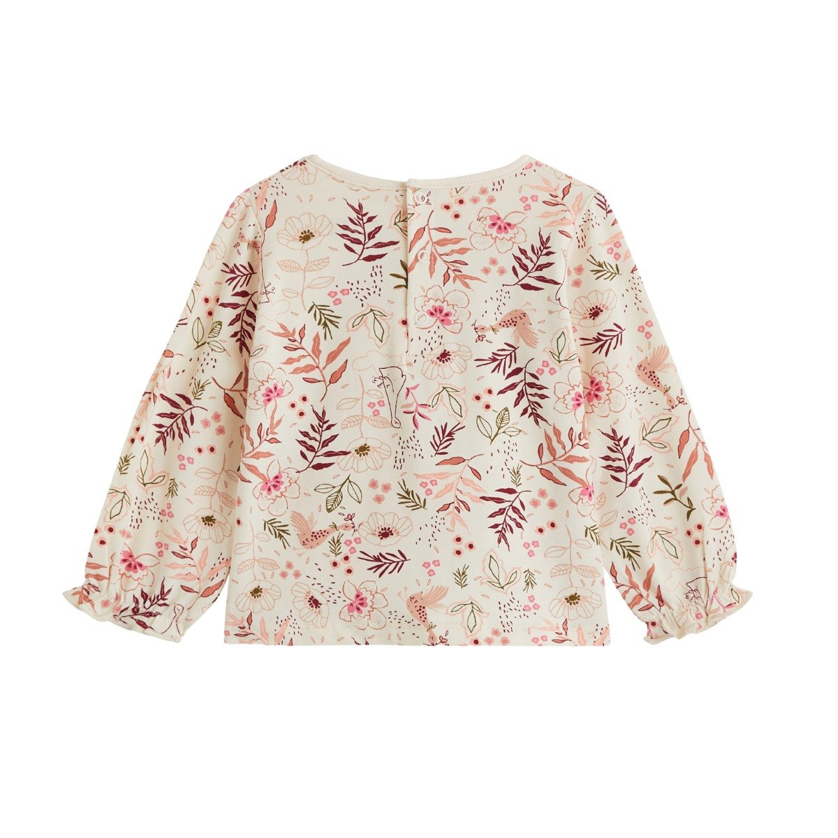 Lot de 2 t-shirts bébé manches longues Manouk rose, PETIT BEGUIN