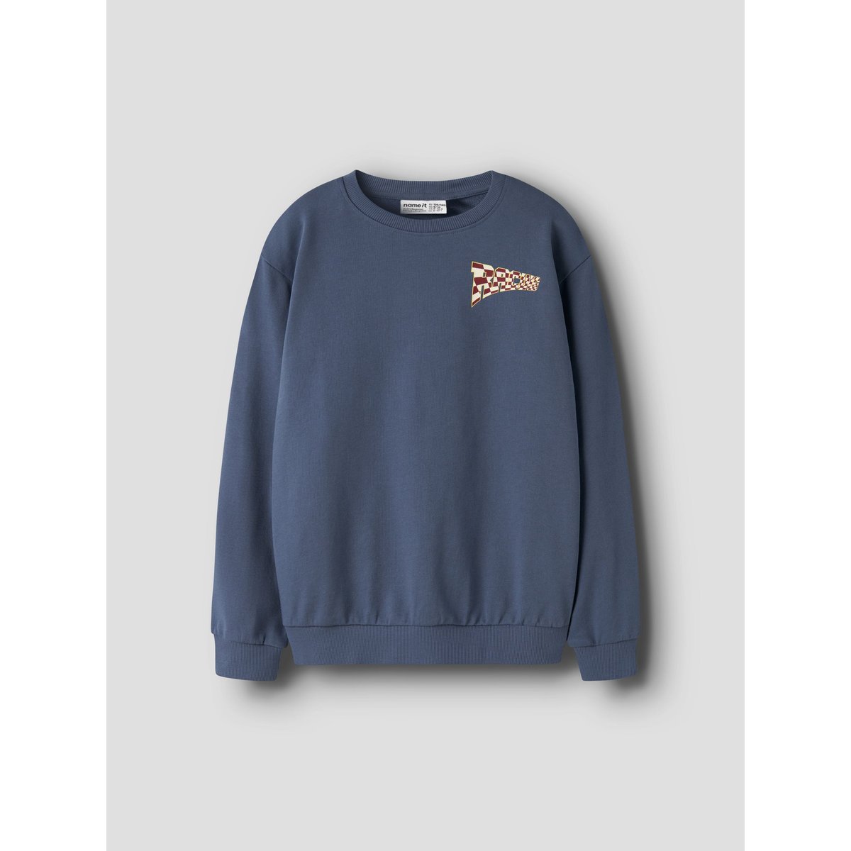 Sweat-Shirt vintage indigo, NAME IT
