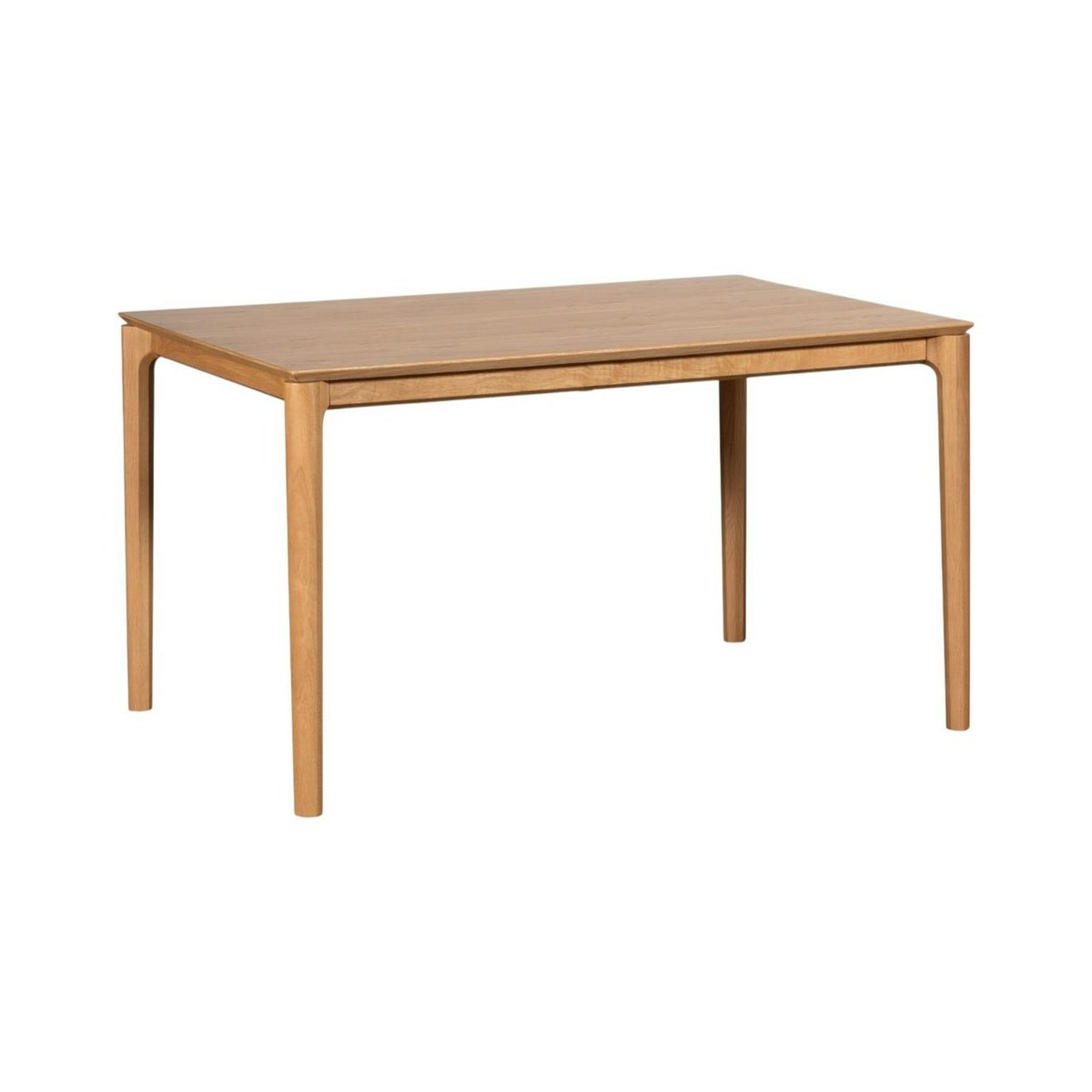 Table à manger moderne en chêne clair avec rallonge intégrée 135-190 cm DERBY bois naturel, PIER IMPORT
