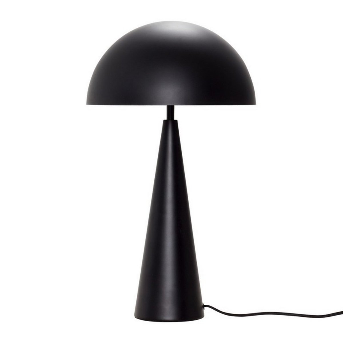 Lampe de table design métal noir, HUBSCH