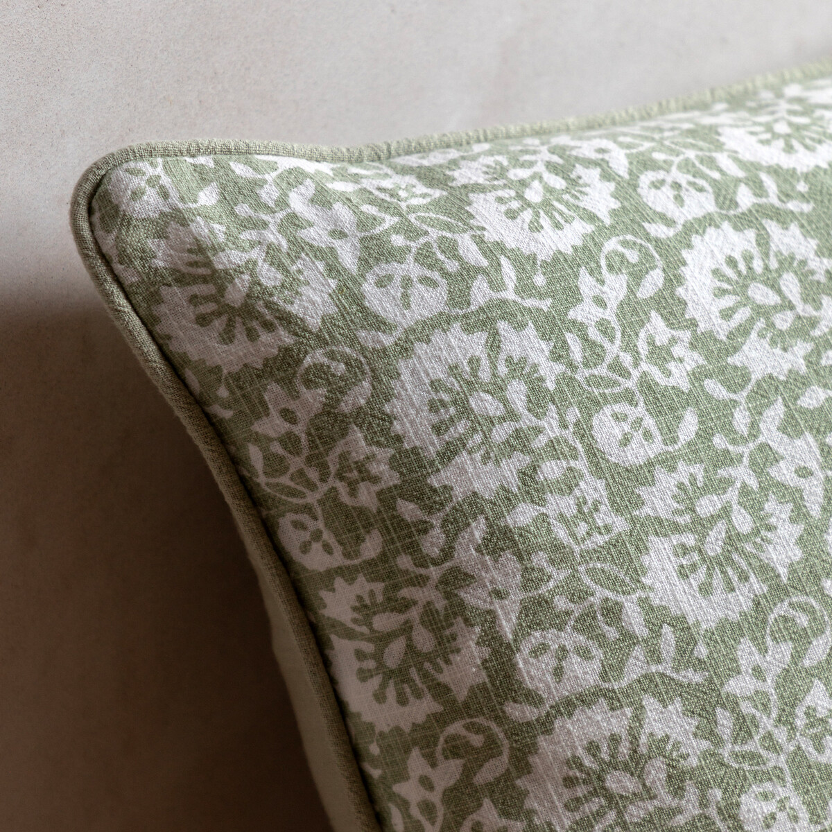 Marlow Floral Filled Cushion sage, SO'HOME