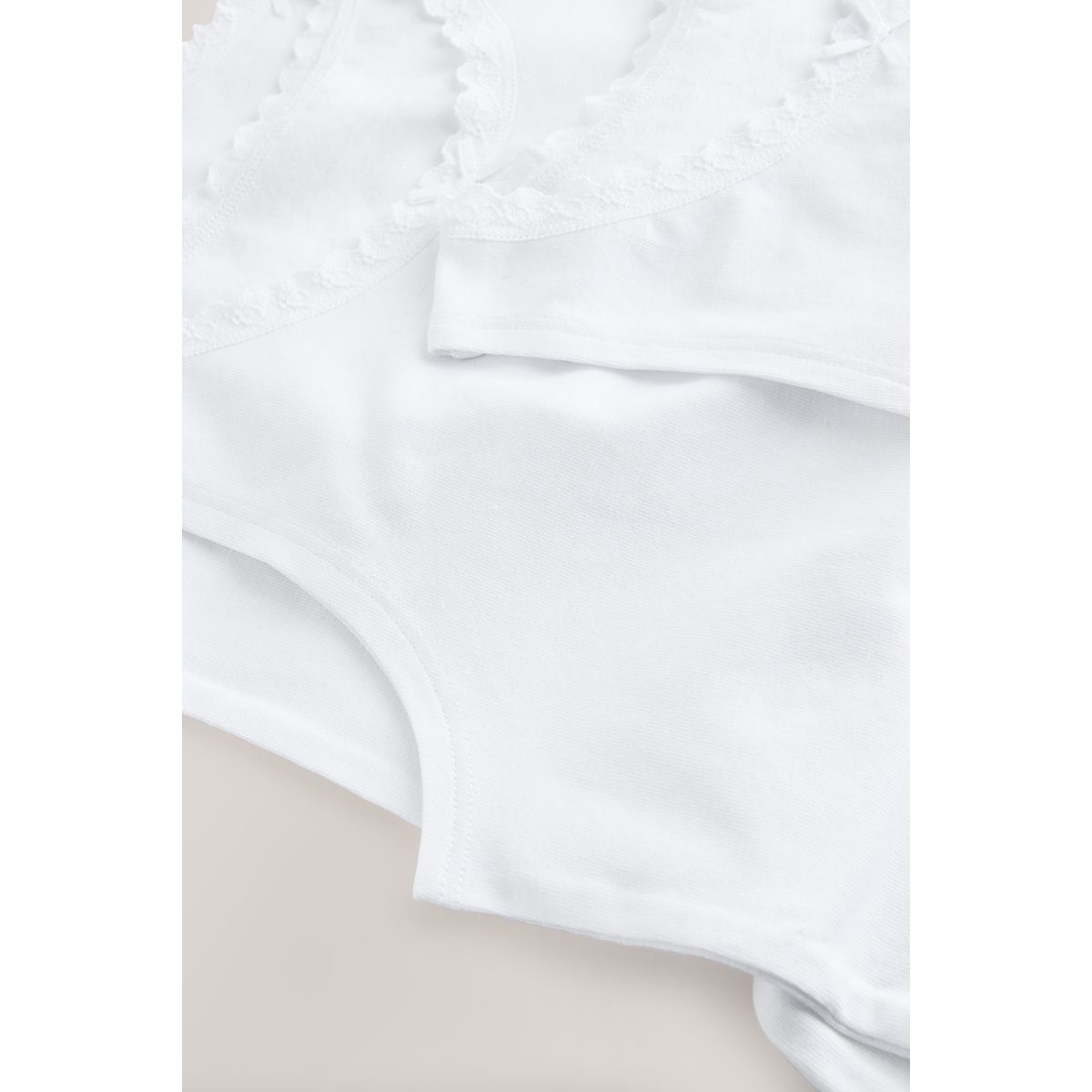 Débardeur blanc bordé de dentelle blanc, NEXT
