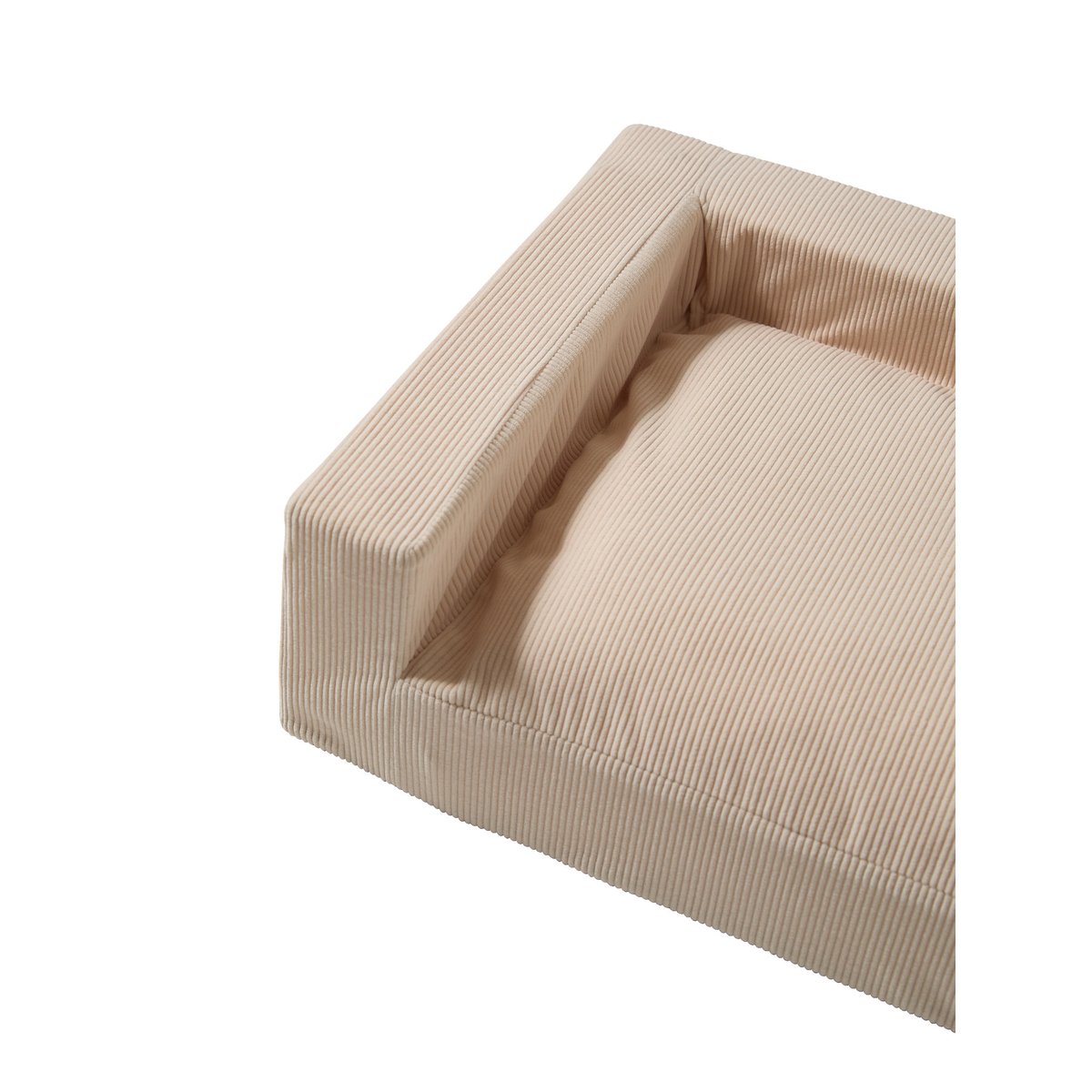Sofa chien moyen velours côtelé couleur unique, VERTBAUDET