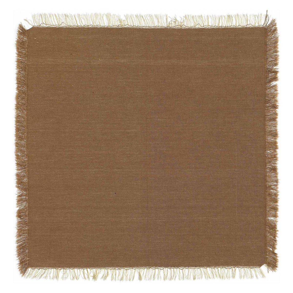 Serviette recyclée Kalea tabac, WINKLER