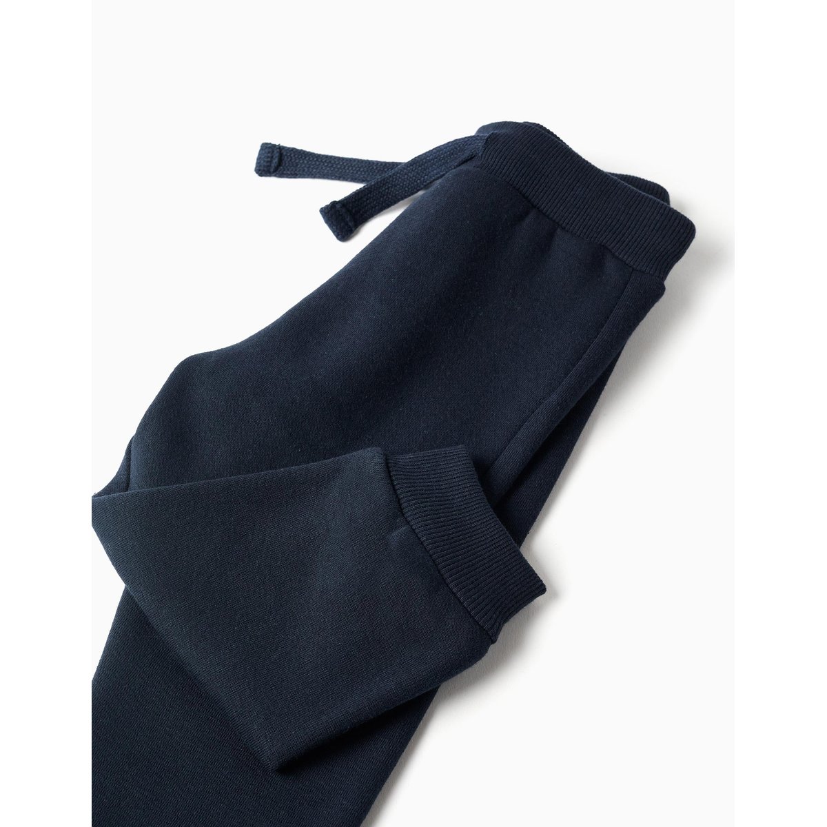 Ensemble de jogging 3 pièces en coton peigné bleu foncé, ZIPPY