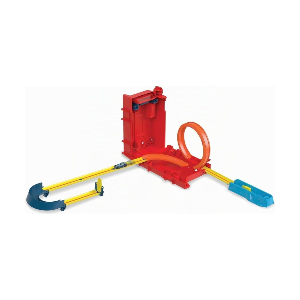 Track Builder Unlimited : boîte de cascades bidon d'essence multicolore, MATTEL