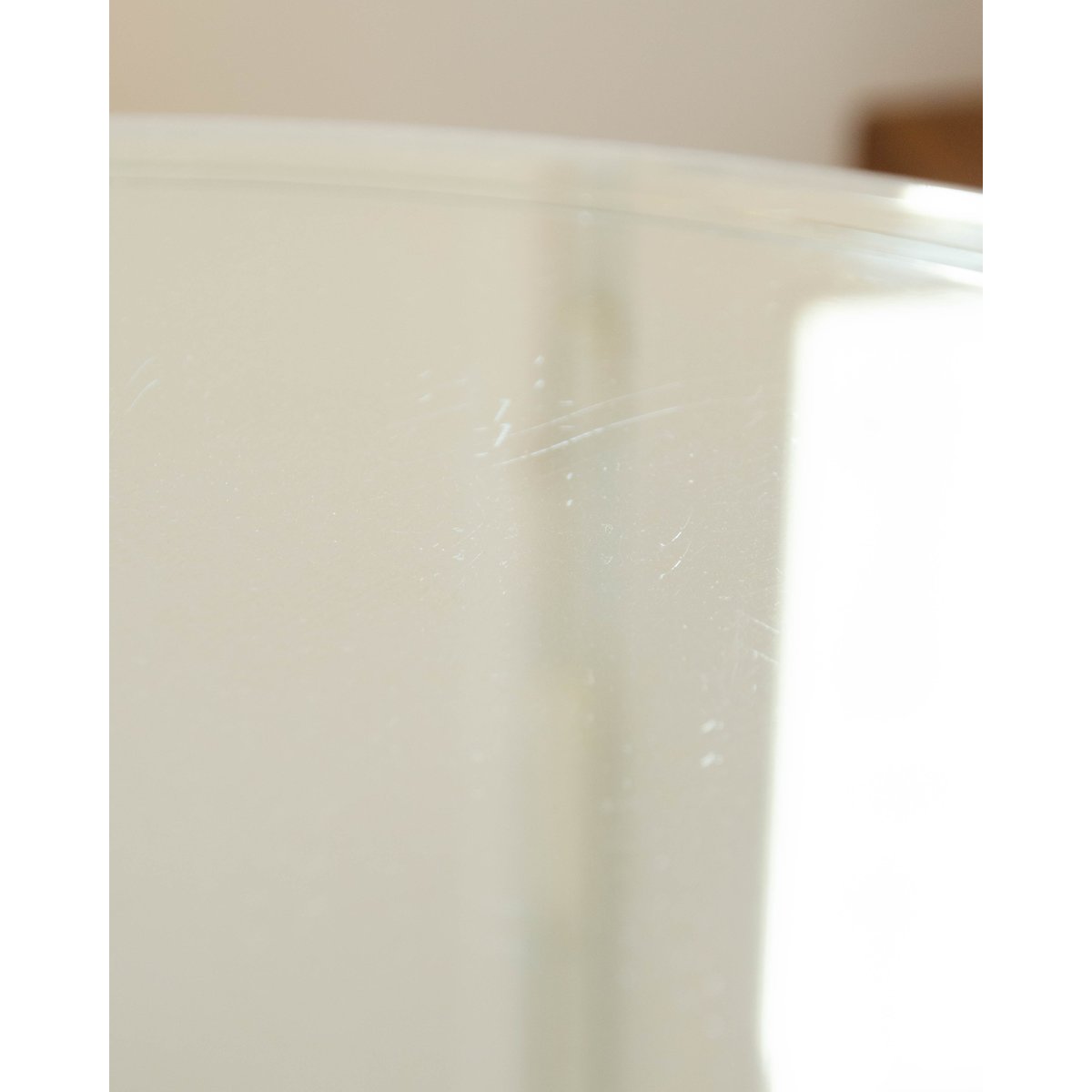 Table basse avec miroir Donna N°1034 - Bon état gris, DEBONGOUT