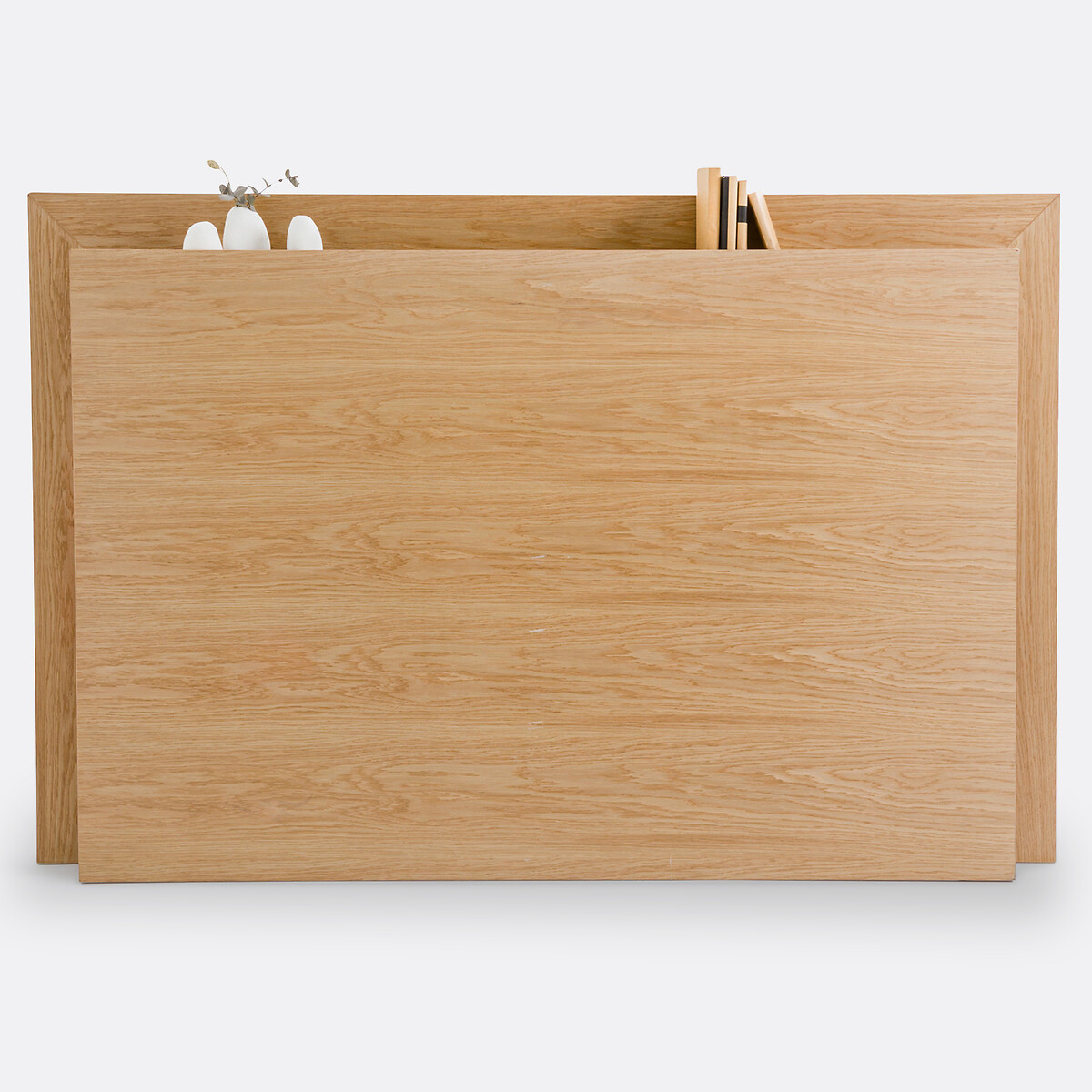 Essena Oak Veneer Storage Headboard light wood, LA REDOUTE INTERIEURS