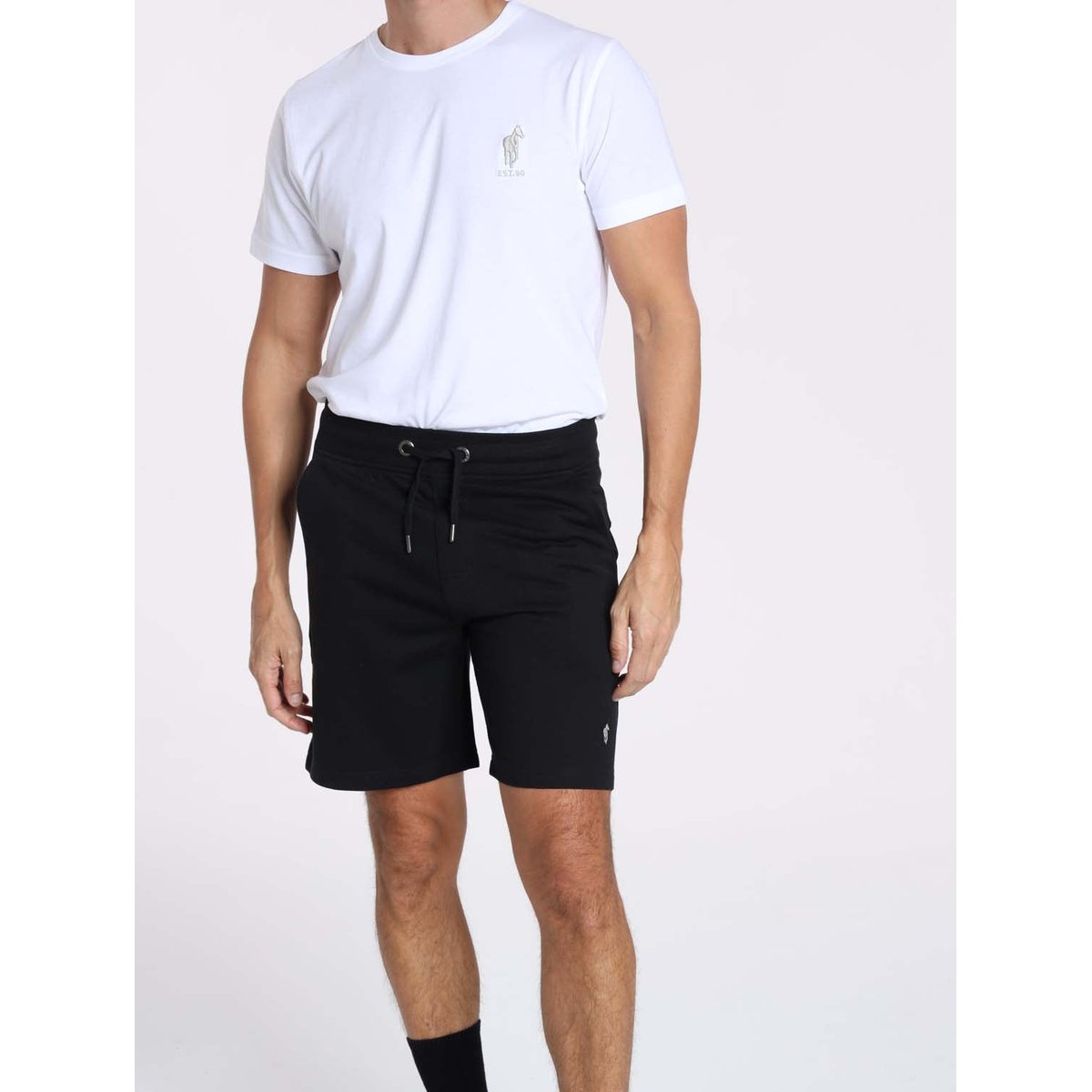 Shorts coupe regular en coton SH SOFIA noir, GENTLEMAN FARMER