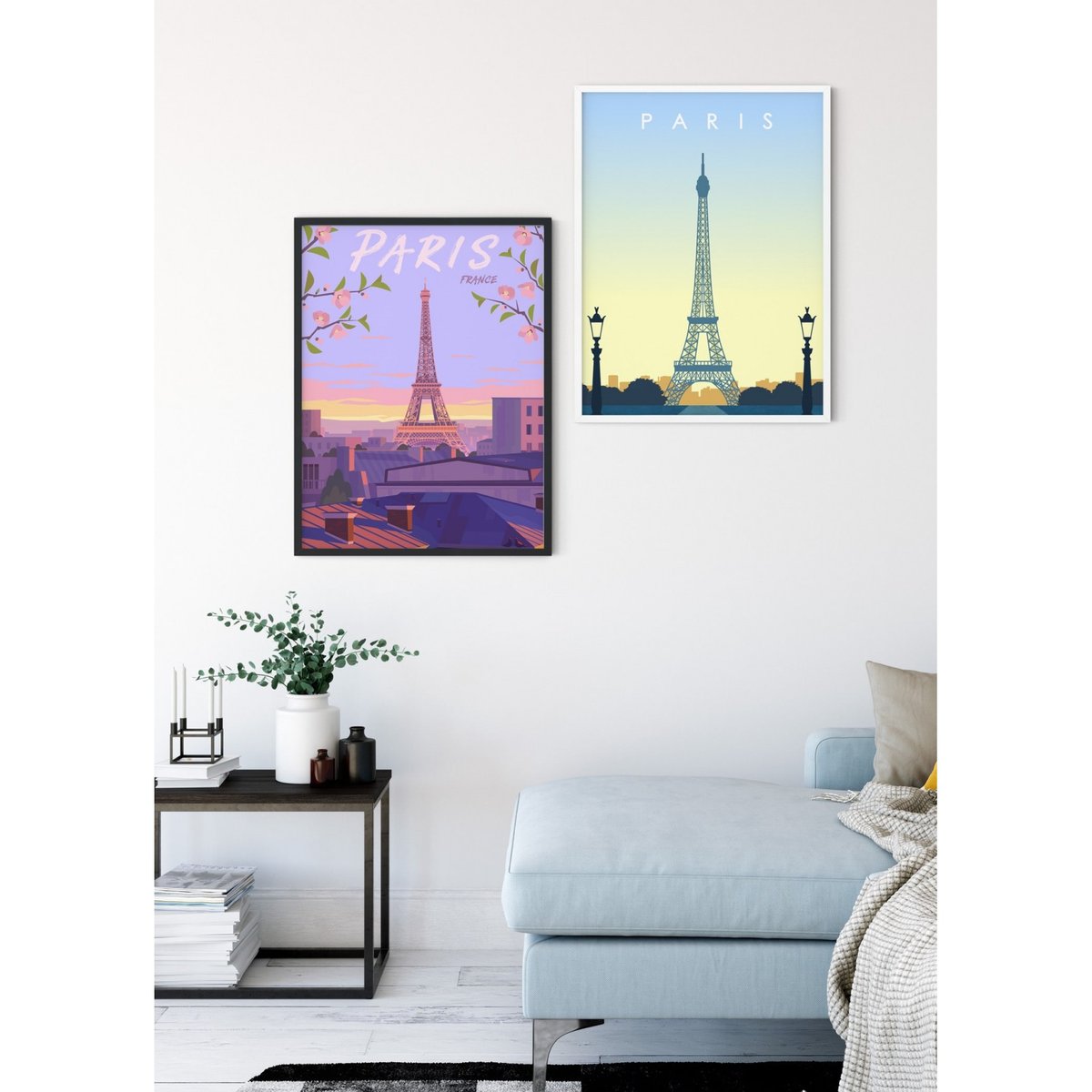 Affiche ville Paris 4 blanc, L'AFFICHERIE