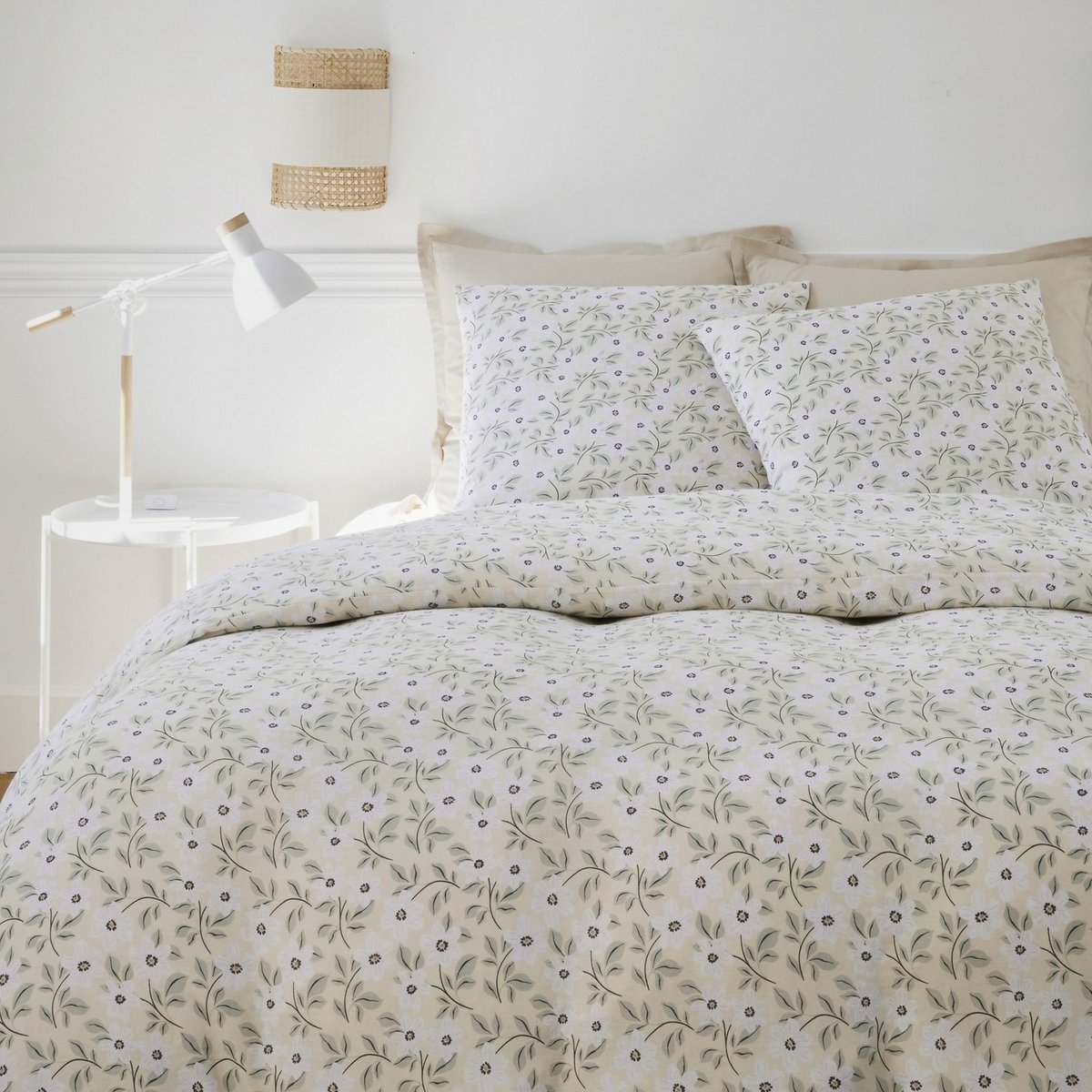 Parure de lit - Housse de couette + taie 100% Gaze de Coton multicolore, EDEN