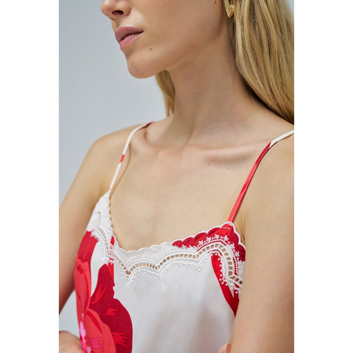 HAUT À MOTIF FLORAL ecru, SALSA JEANS