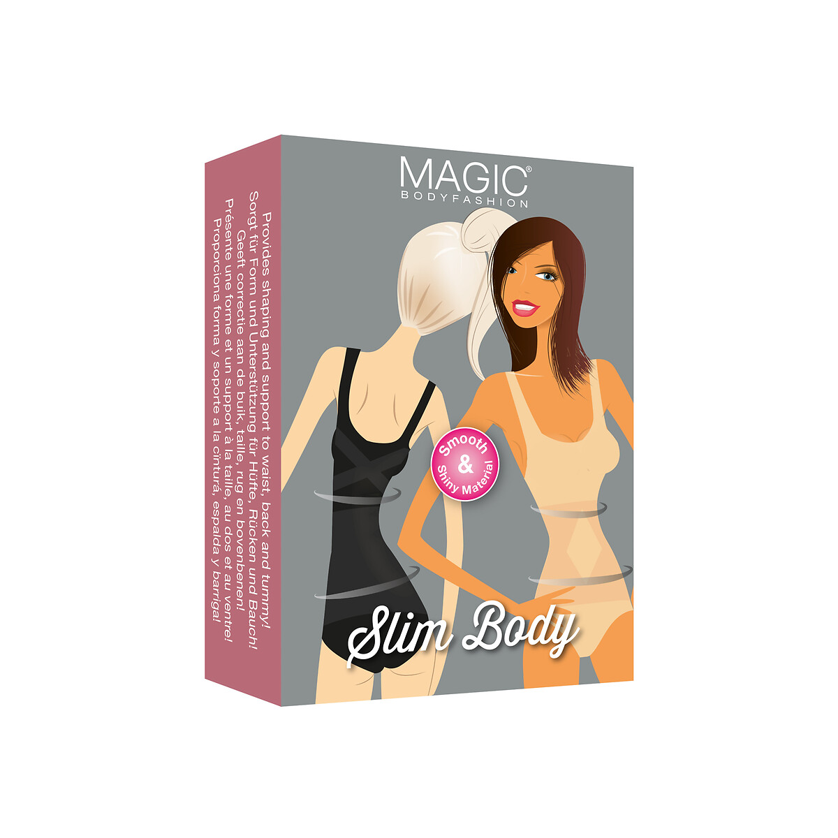 Body adelgaçante Slimbody bege, MAGIC BODYFASHION