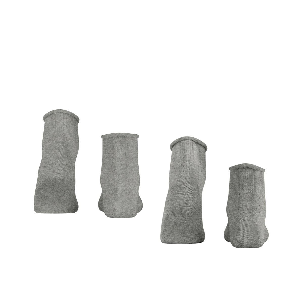 Chaussettes courtes Cozy Dot 2-Pack Semi-opaque argent, ESPRIT