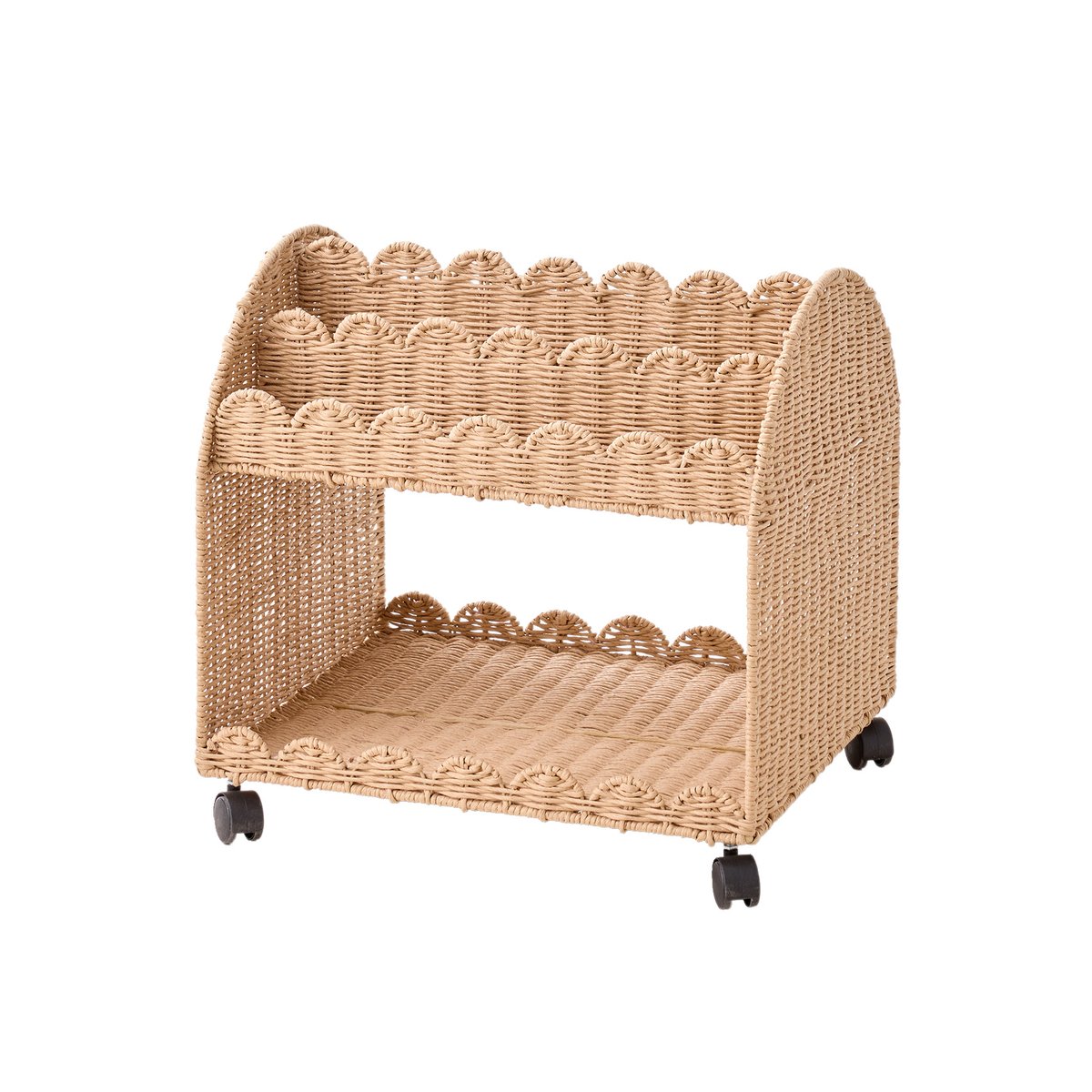 Petit rangement livre corde feston beige, VERTBAUDET