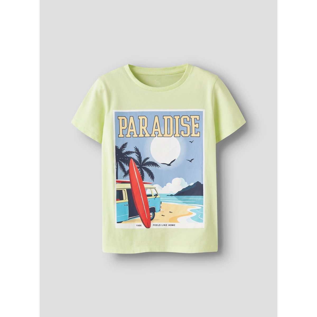 T-Shirt lime cream, NAME IT