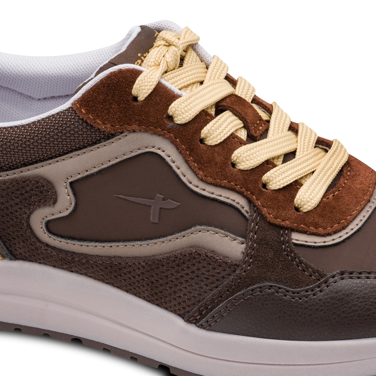 Basket à talon marron mocca combiné, TAMARIS