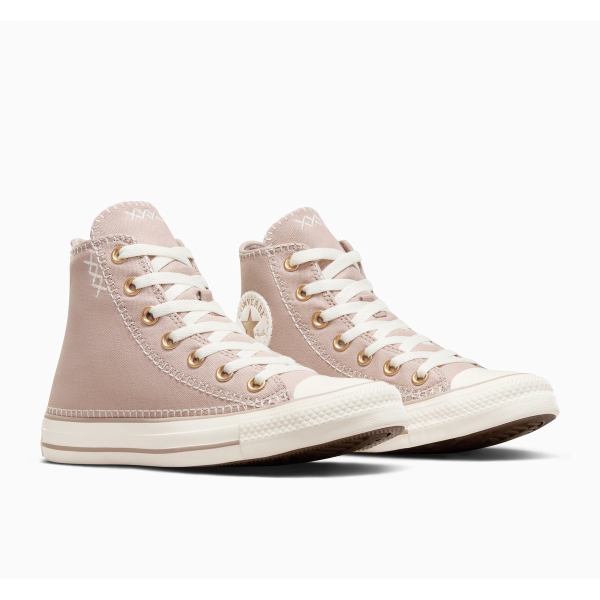 Baskets CHUCK TAYLOR ALL STAR CRAFTED STITCHING neutre chaotique/écru/écru, CONVERSE