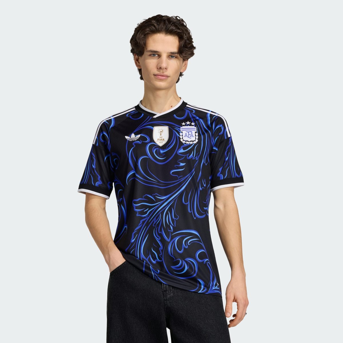 Maillot Extérieur Argentine 26 Maillot Extérieur Argentine 26 black / lucid blue / blue burst, adidas Performance