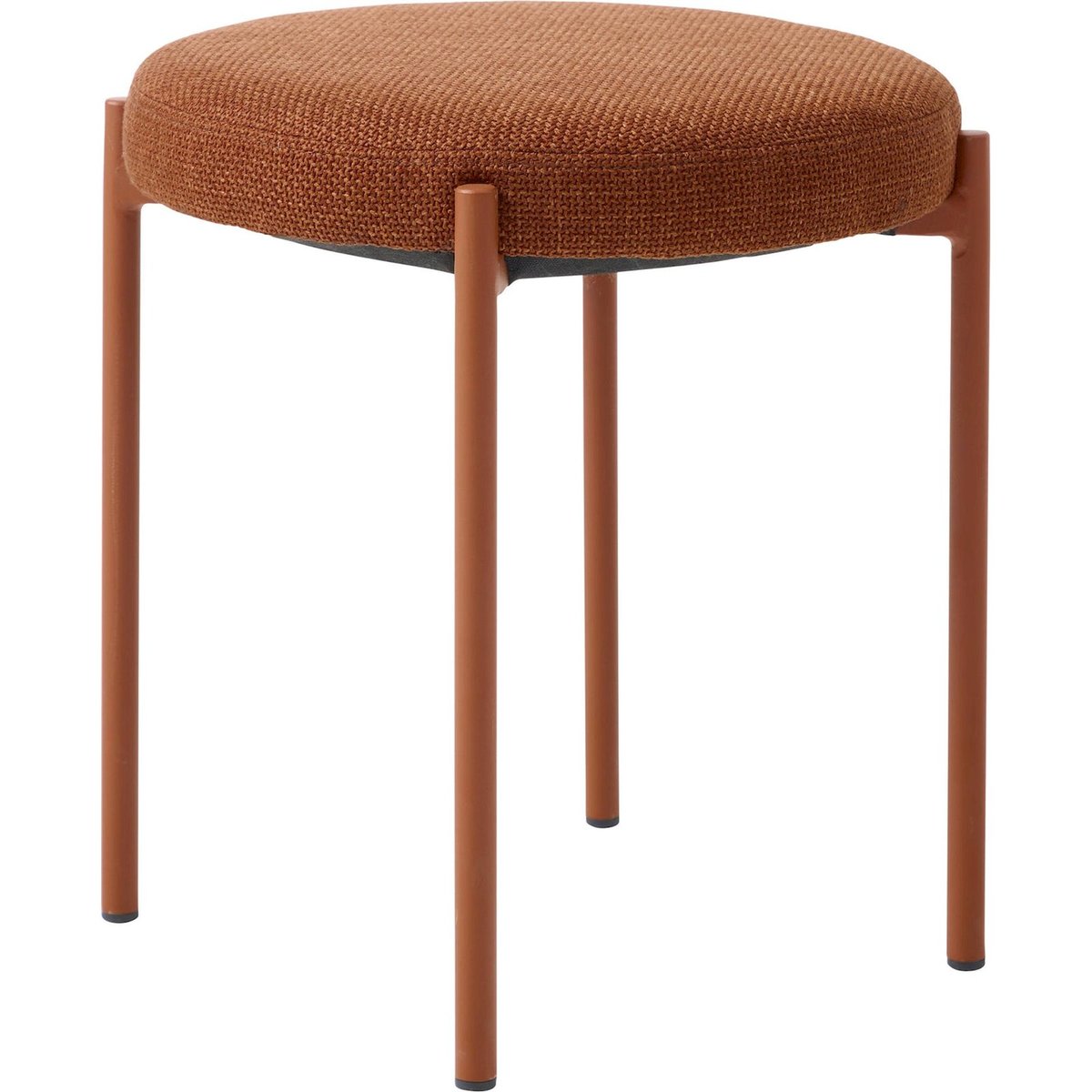 Tabouret assise rembourrée PELICAN crème, RECOLLECTION