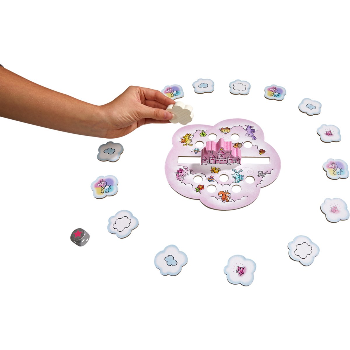 Licornes dans les nuages Nuages magiques rose, HABA