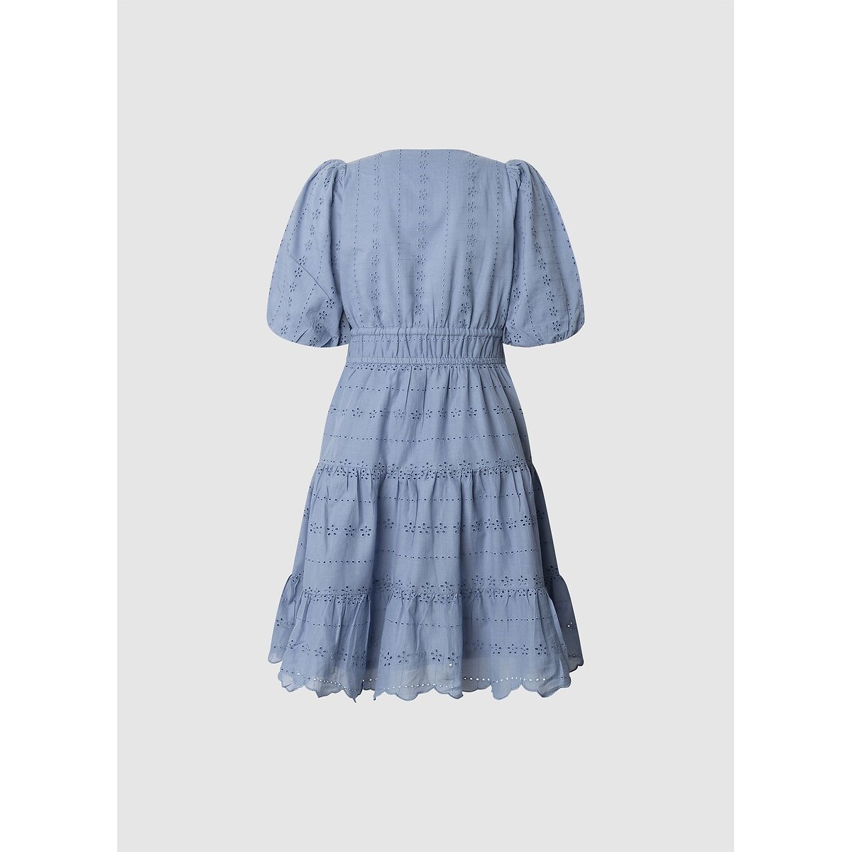 Mini Dress with Balloon Sleeves ecru , PEPE JEANS