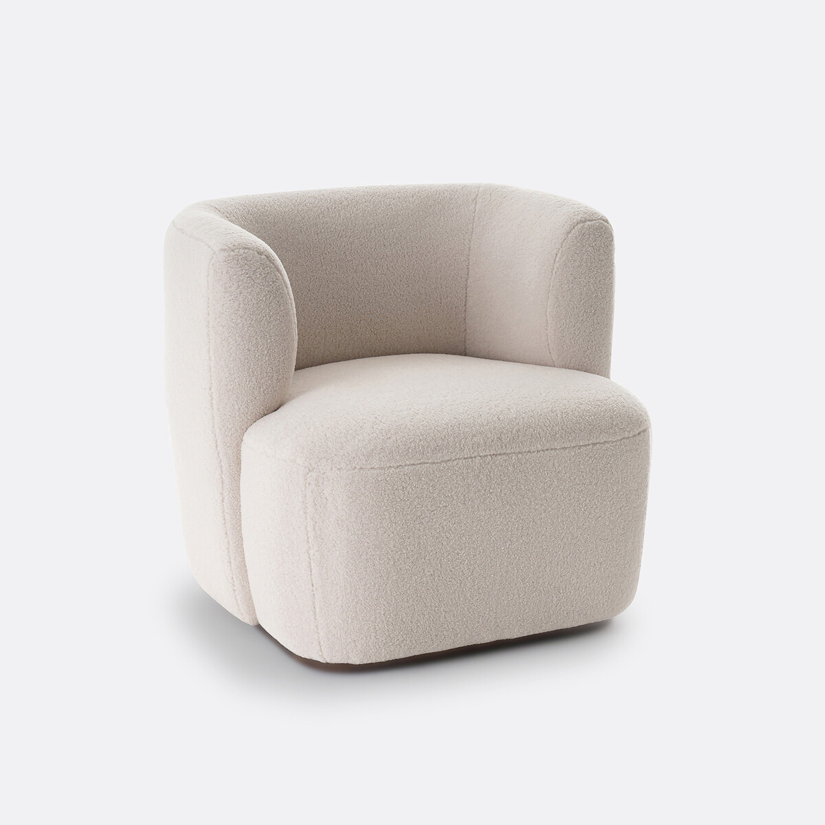 Fauteuil boucletteépaisse Nidou ecru, LA REDOUTE INTERIEURS