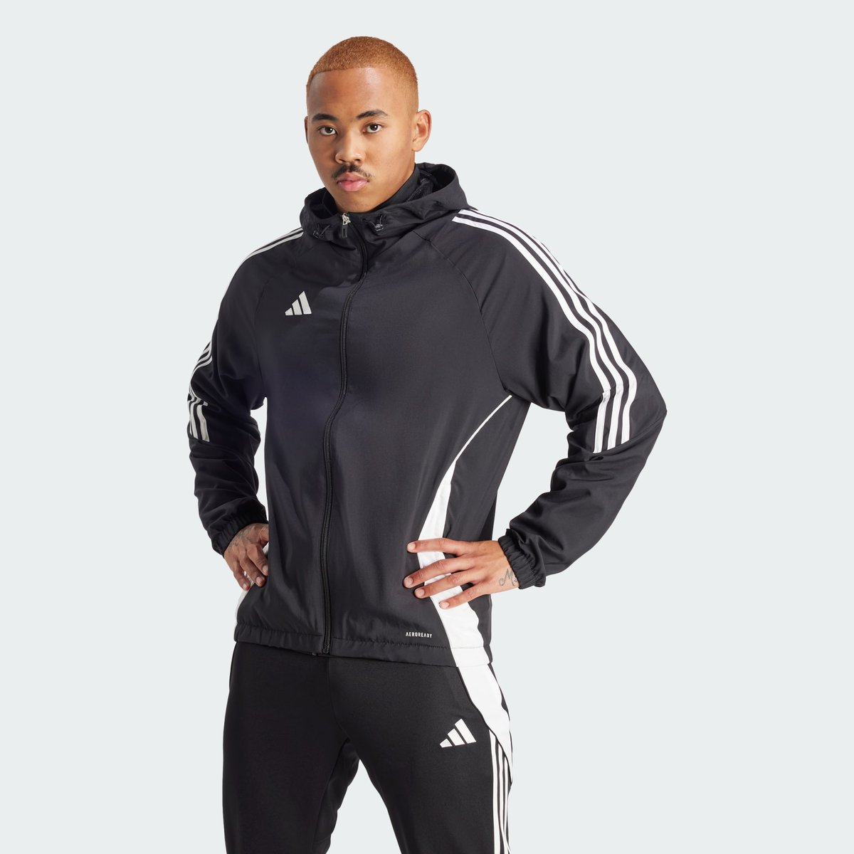 Coupe-vent Tiro 24 black / white, adidas Performance