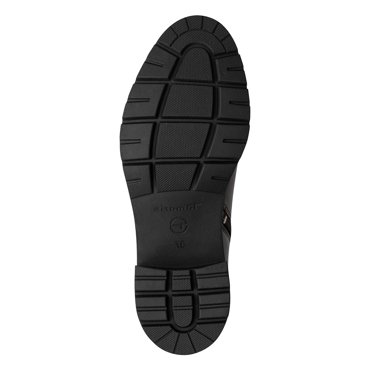 Stivaletti piatti marrone scuro, TAMARIS