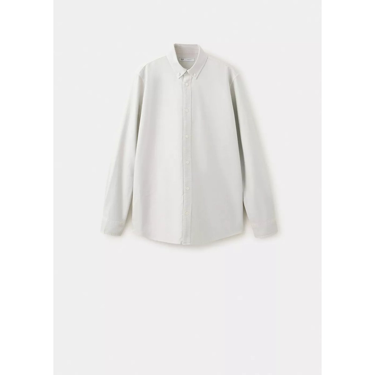 Chemise coton à poche gris clair/pastel, MANGO TEEN