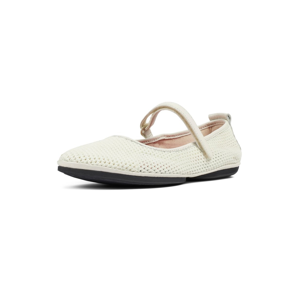 Ballerines Right Nina blanc naturel, CAMPER