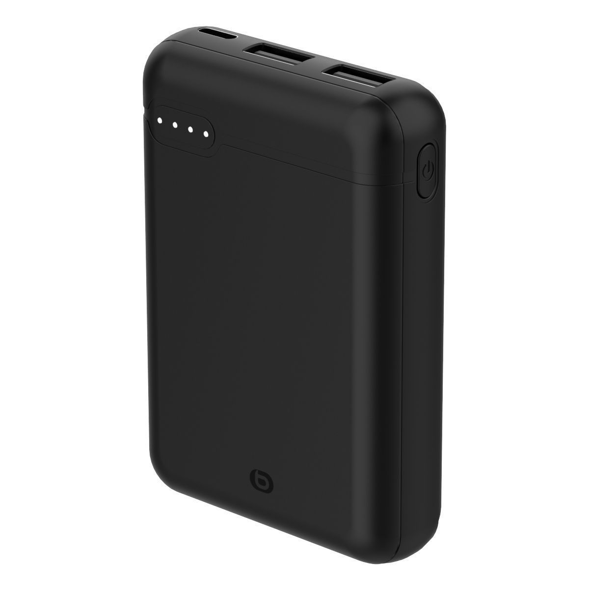 Batterie externe PowerBank 10000 MAH USBC NOIR compatible iPhone 16 15 14 13 12 Pro Max Samsung iPad Pro couleur unique, ESSENTIEL B