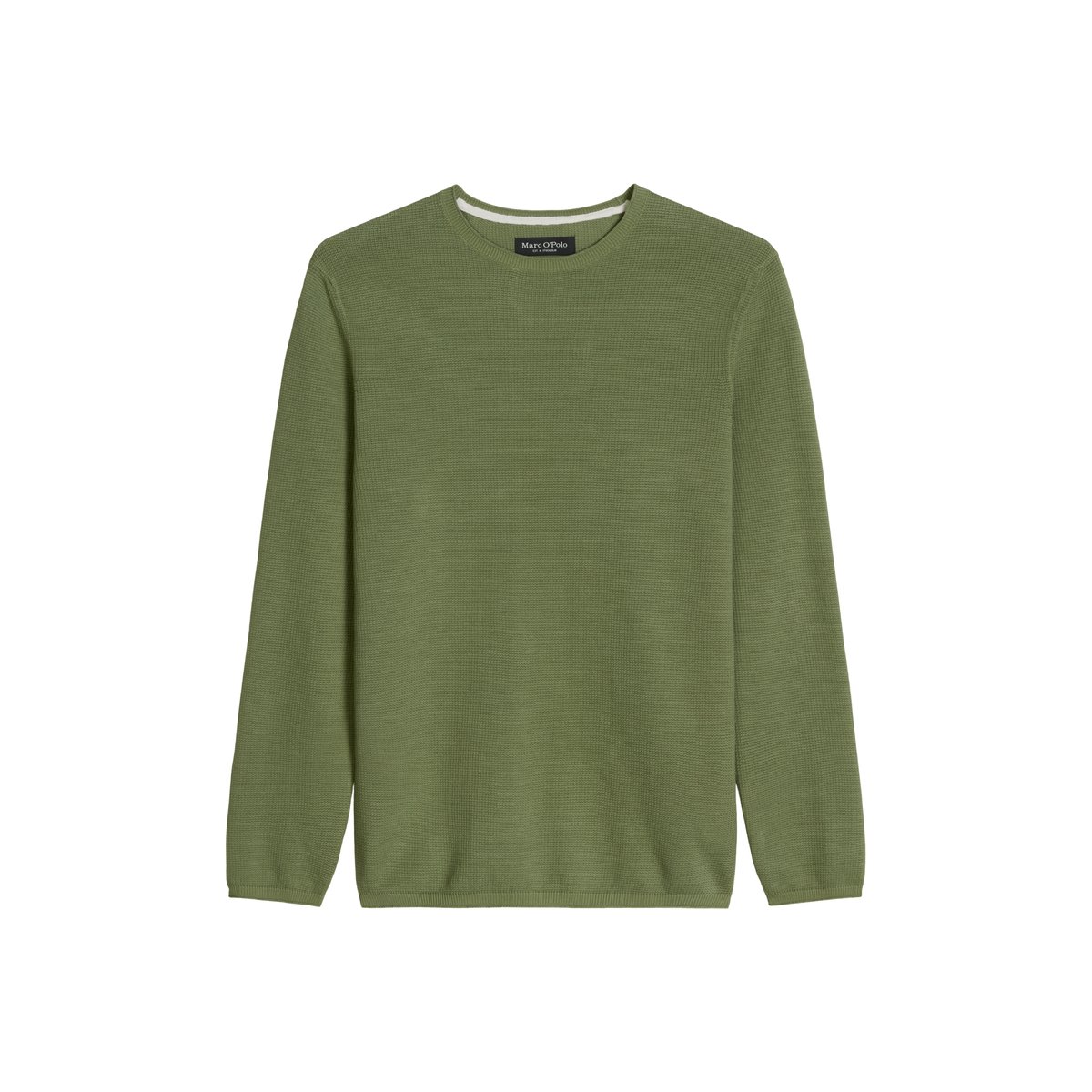 Pull-over regular en pur coton bio vert, MARC O'POLO