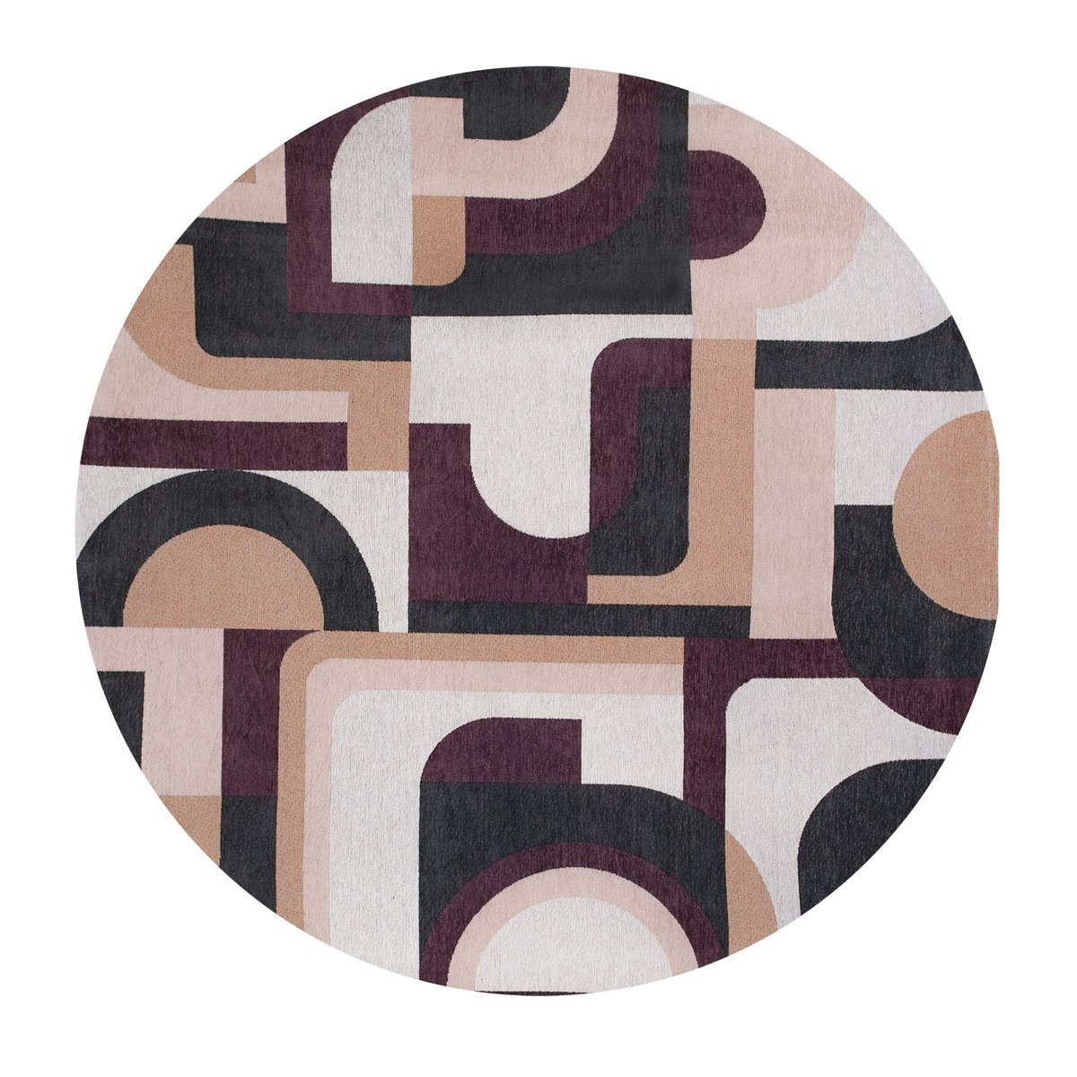 Tapis intérieur/extérieur tissé plat PINK ROCK rose, NOVATREND