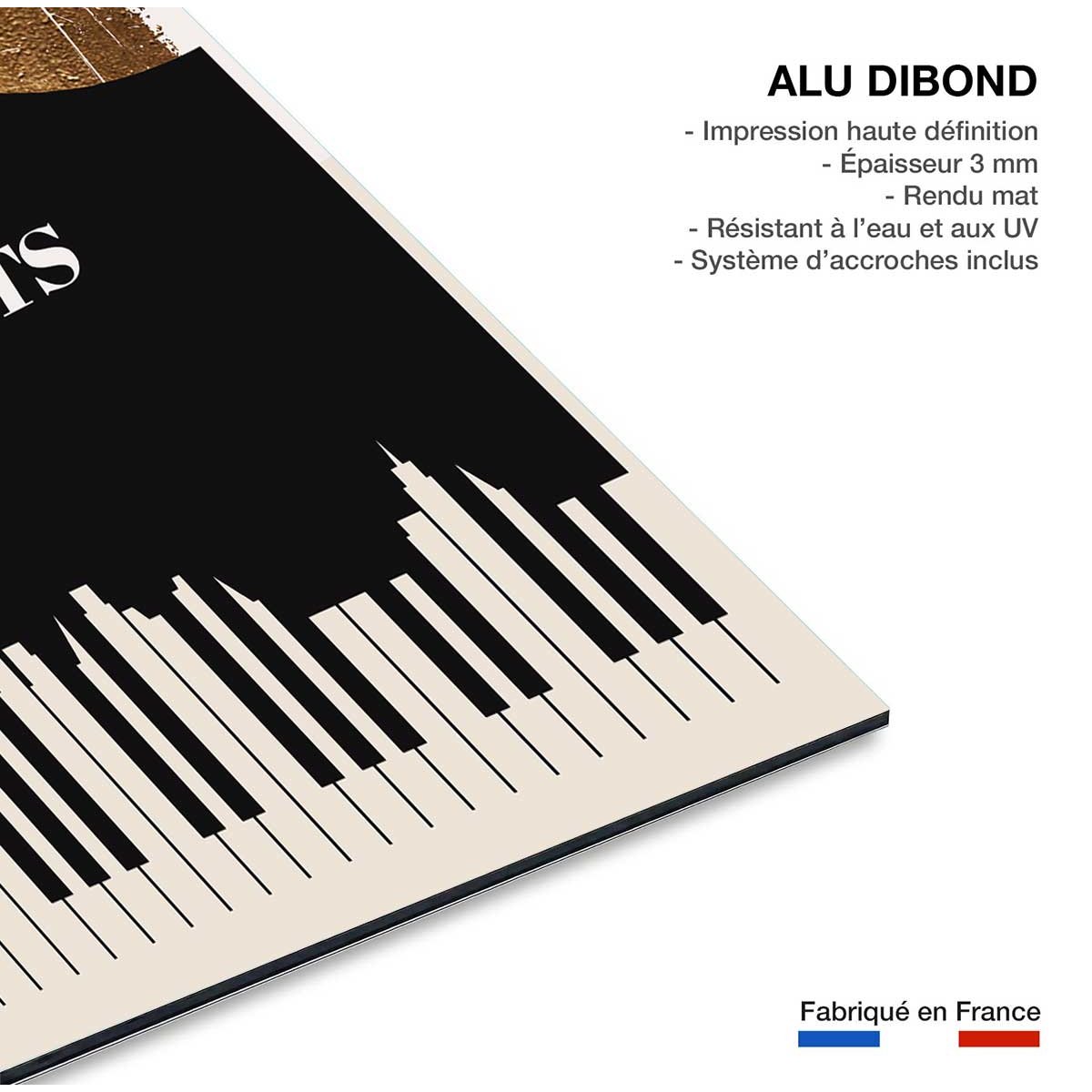 Tableau jazz night tableau alu dibond, HEXOA