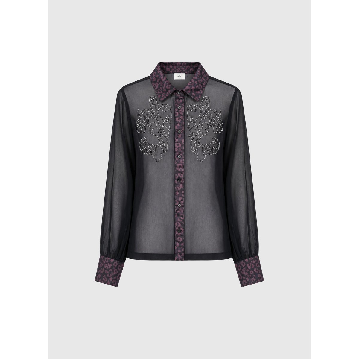Chemise SALAMBA noir, AN'GE
