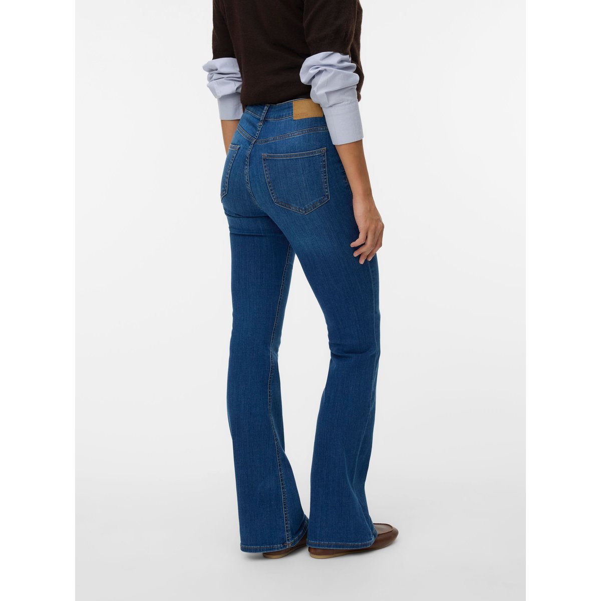 Jean Flared medium blue denim, VERO MODA