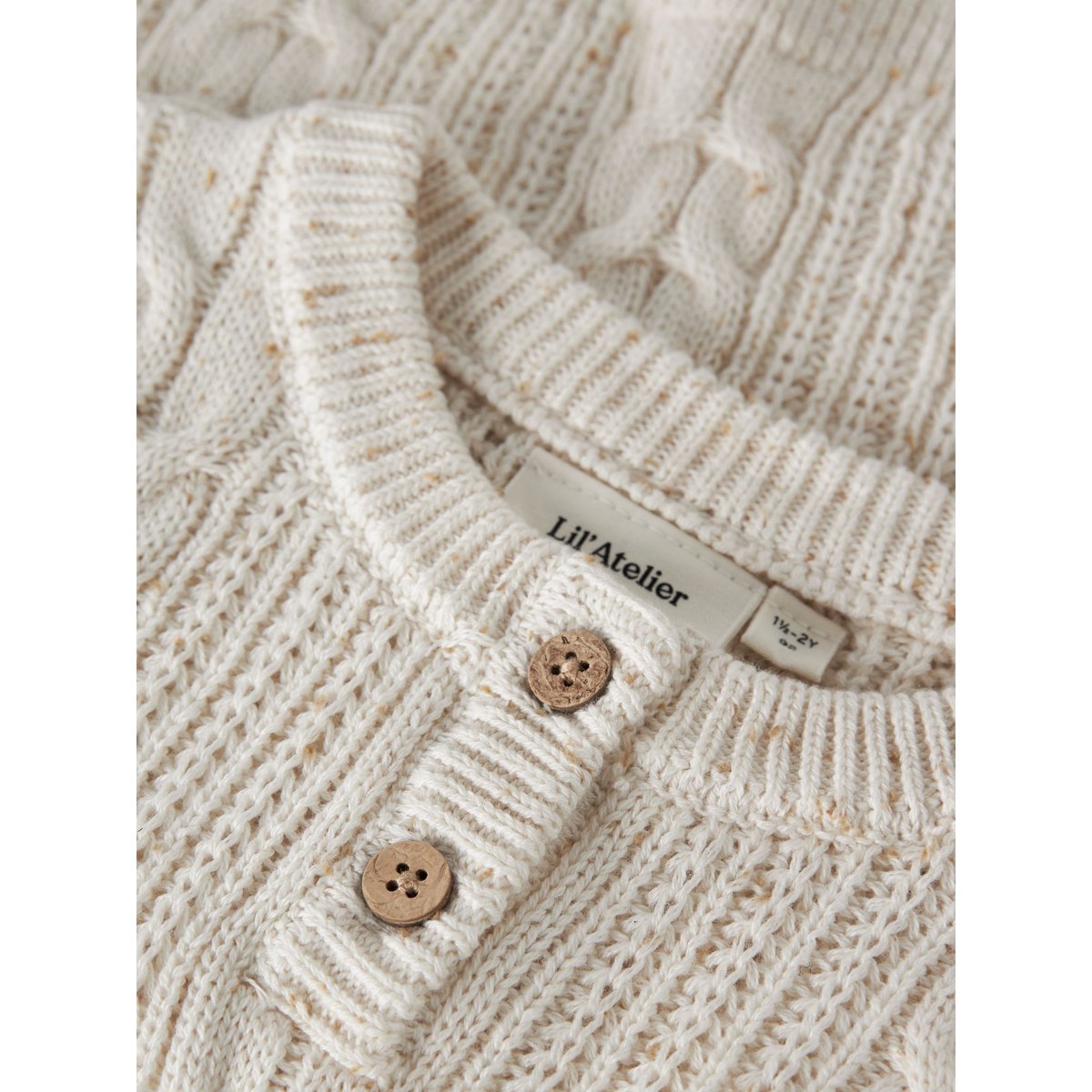 Gilet Tricoté blanc - turtledove1, NAME IT