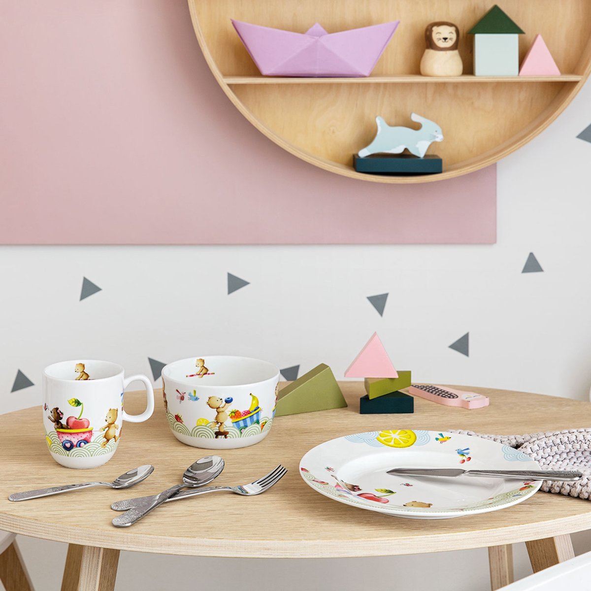 Couverts Enfants 4Pcs KIDDY BEARS stainless steel, VILLEROY & BOCH