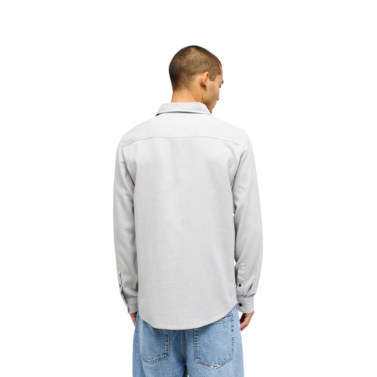 Chemise manches longues MOTHERFLY HEATHER gris light grey heather, QUIKSILVER