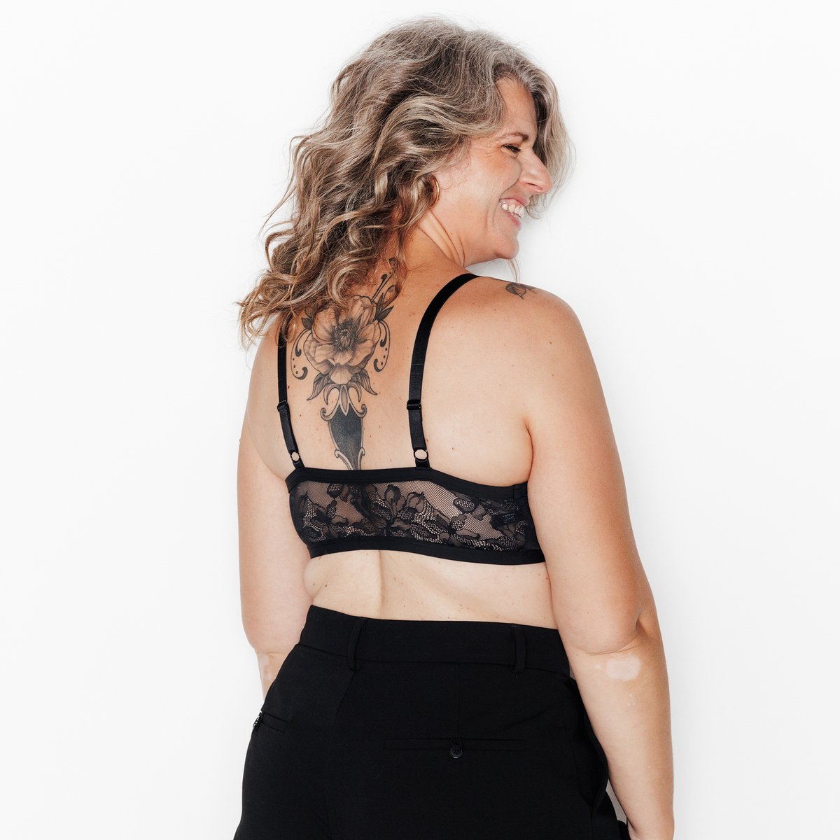 Soutien-gorge post-opératoire PERFECT noir, ROUGEGORGE LINGERIE