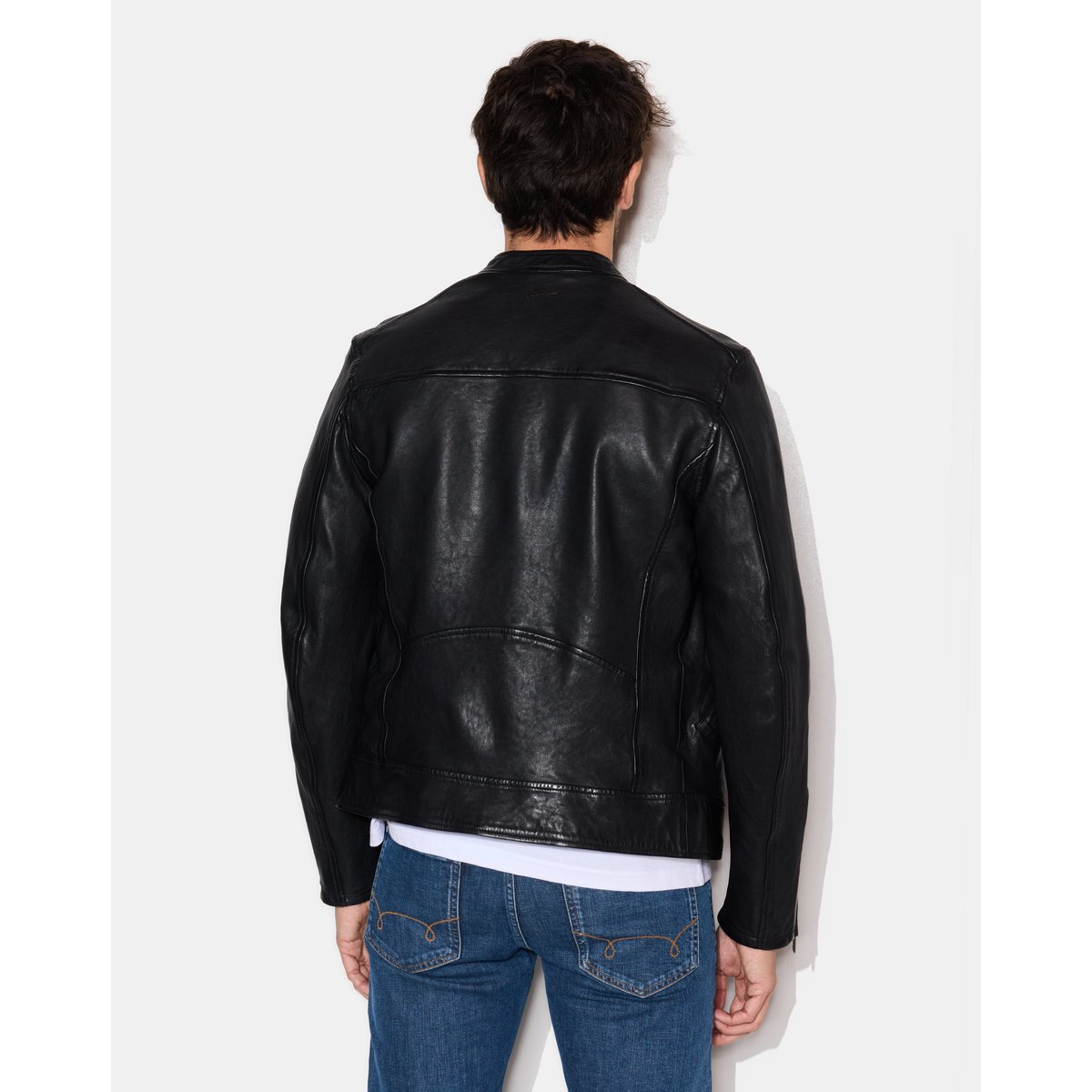 Veste en cuir DUKE noir, CHEVIGNON