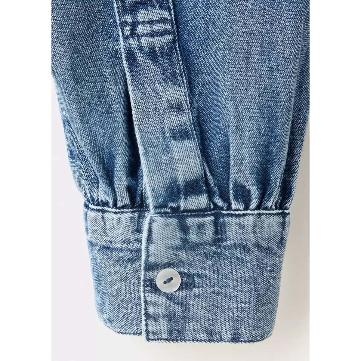 BLOUSE CAMDEN bleu foncé, MANGO TEEN