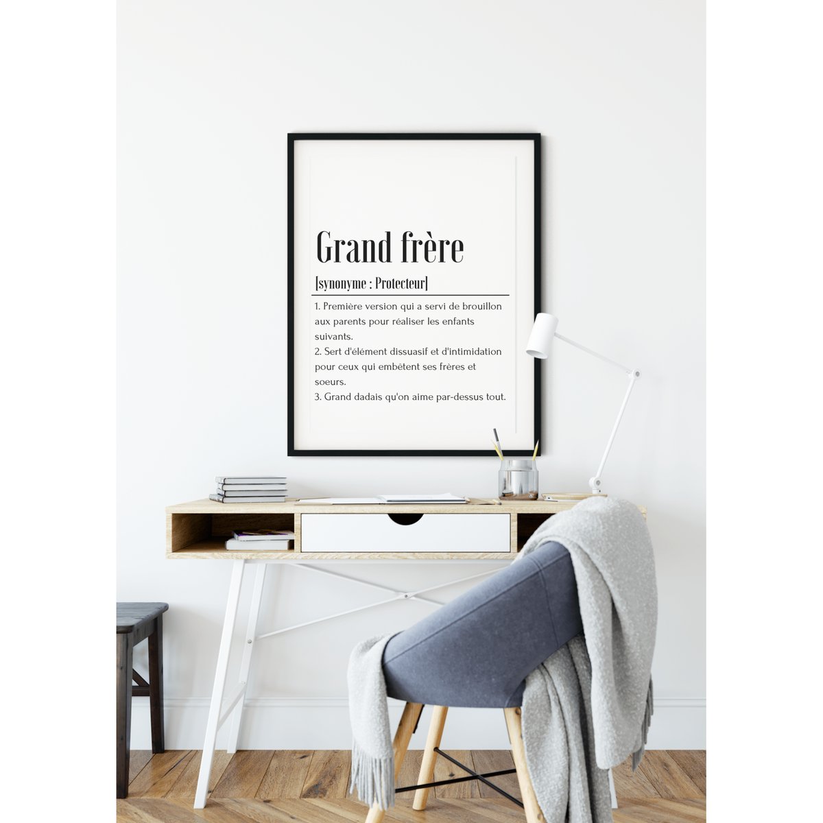 Affiche Définition Grand frère blanc, L'AFFICHERIE